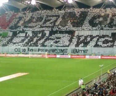 Stadion Miejski im. Marszałka Józefa Piłsudskiego in Warschau, Heimstadion von Legia Warschau, aus der Vogelperspektive