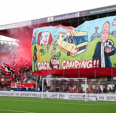 Jubelnder FC-Groningen-Fan im Nordderby