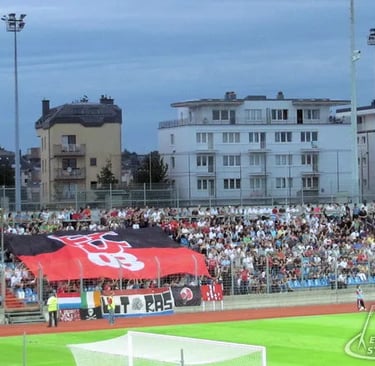 Stadion des FC Differdingen 03 in Differdingen