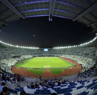 Dinamo Arena Tiflis von oben – Stadion von Dinamo Tiflis in Georgien