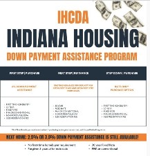 a flyer for a housing program in indiana