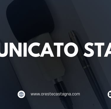 Comunicato stampa Oreste Castagna