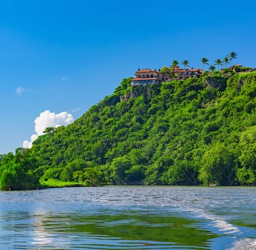 Altos de Chavón village overlooking Chavón River in La Romana, Dominican Republic