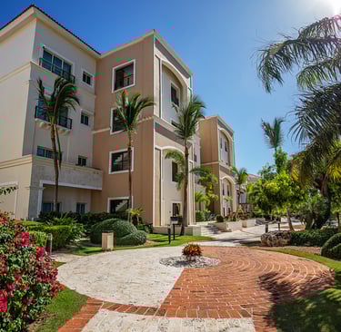 vacation rental buidling in cap cana