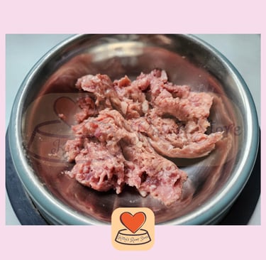 Petalicious chicken complete raw cat food at Kitty's Rawr Store