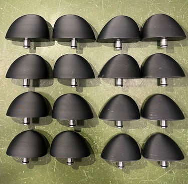 Difference de forme des Embout Longueur Standard et Embout Longueur Volume. Outils de Bootfitting.