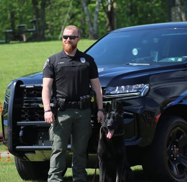 Sgt Jacob Kearsey and OPK9 Hado, Cave City PD KY