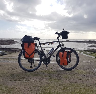 Mon vélo lors de mon périple