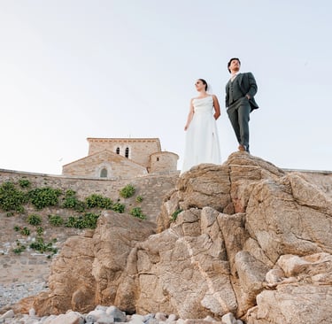 High-end french wedding photographer, luxury, located in west coast of France, Vendée