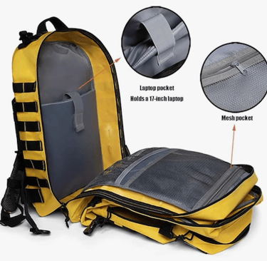 Compartimento interior mochila para llevar tu Mac portátil protegido