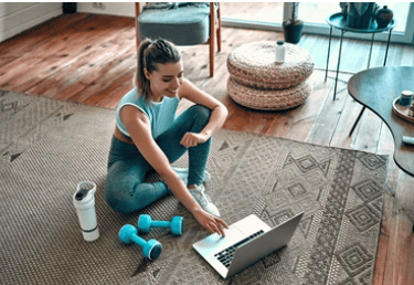 gurl do home gym Infront pc