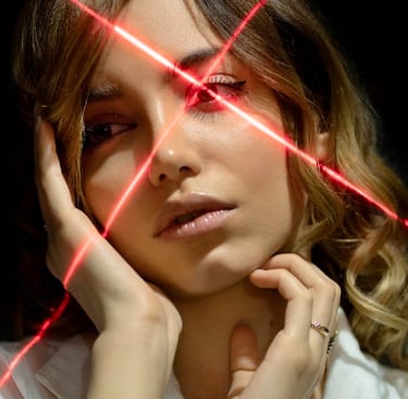xmask laser rey on face