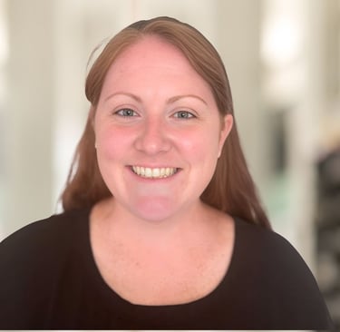 a woman with a smile on her face