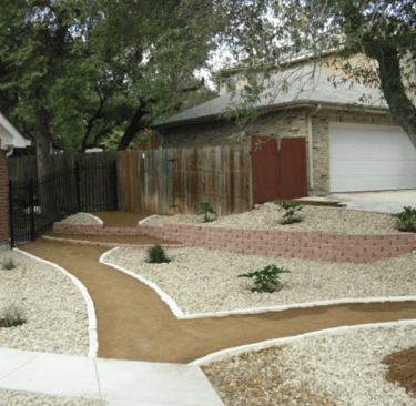 Landscape installation Alamo City landscape 