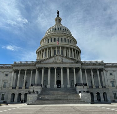 The rotunda of the United States capital building