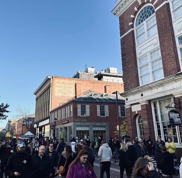 Essex Street in Salem during Haunted Happenings