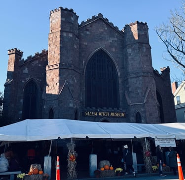 The Salem Witch Museum on a Fall Day