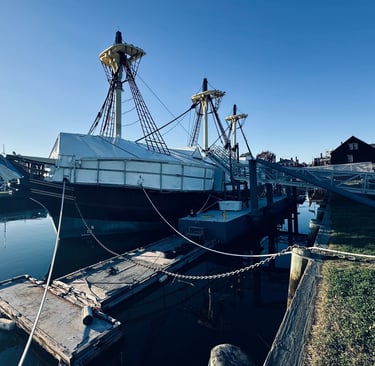 Friendship of Salem, a replica of a 1797 three-masted ship