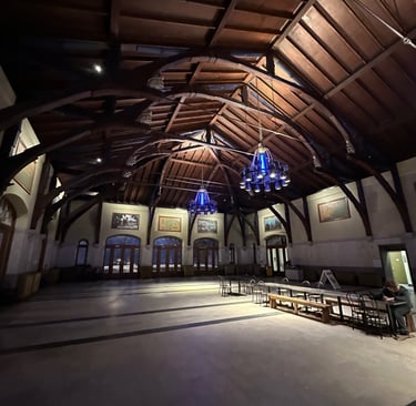 Inside the Mount Royal Chalet