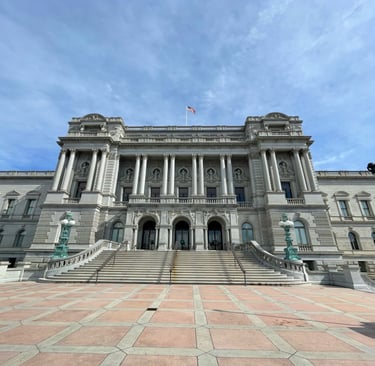 The Library of Congress in Washington DC
