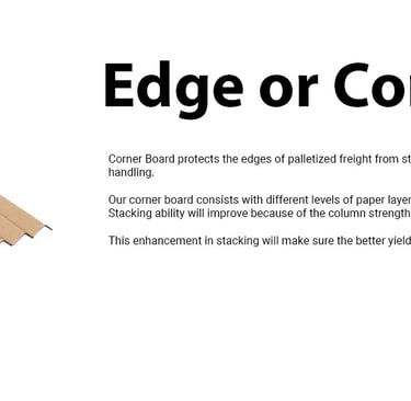 a group of paper edge board