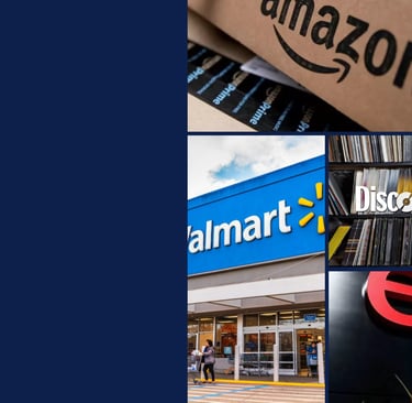 Discogs, walmar, amazon, target