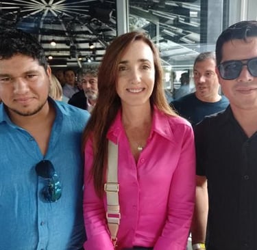 Victoria Villaroel, Partido Liberar de Puerto Madryn. Javier Milei