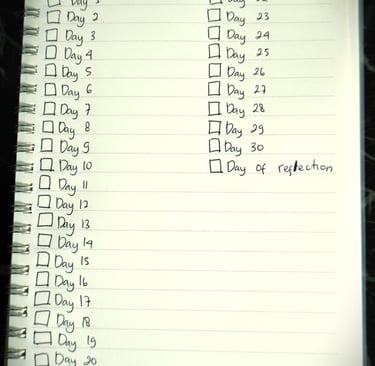 30-Day Habit Tracker