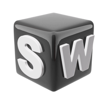 Logo SolidWorks - Curso de desenho técnico mecânico