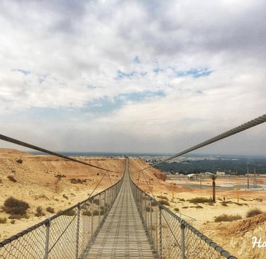 Hanging Bridge Al Hassa