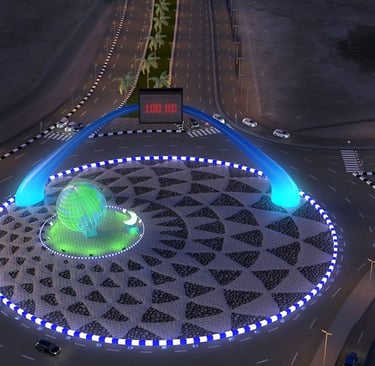 The Globe Roundabout Jeddah
