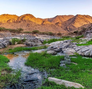 Al Qarah Waterfall