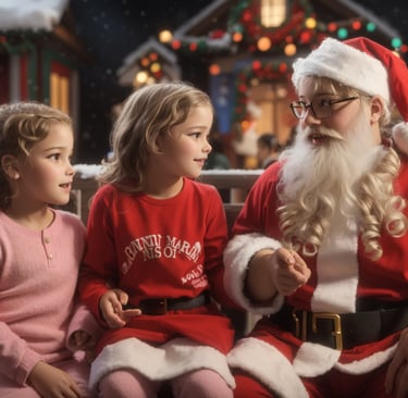 Visiting Santa at the North Pole in Jacksonville Florida