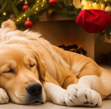 Pets enjoy Christmas too.