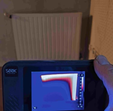 Radiateur complètement rempli de boue ne chauffe pas