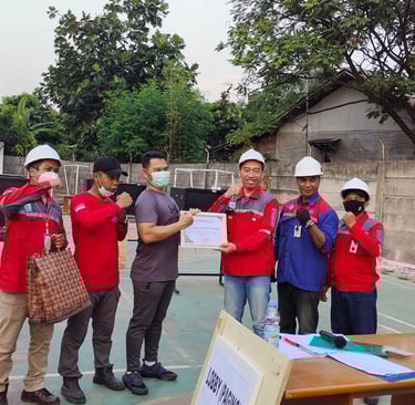 Penyerahan Sertifikat Penghargaan Training APAR