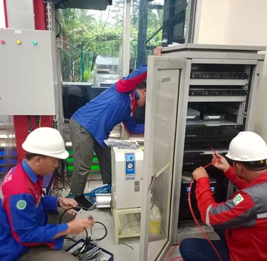 Proses Pemasangan Fire Tubing