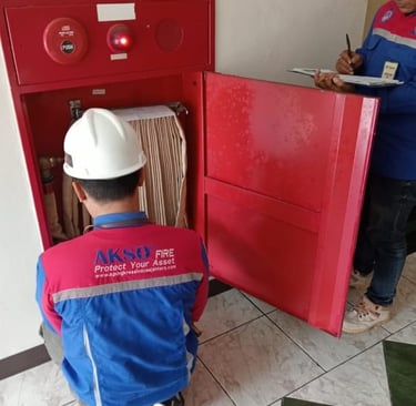 Inspeksi Panel Instalasi Fire Hydrant