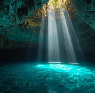 Cenote en Riviera Maya