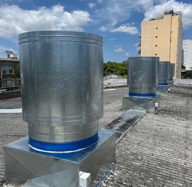 zingueria en local gastronomico