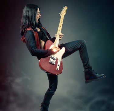 a man with a guitar and a guitar - frank rod