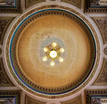 Ceiling of St Anne's Limehouse