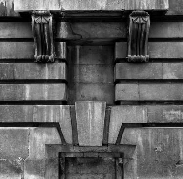St Mary Woolnoth, view of the north wall on Lombard Street