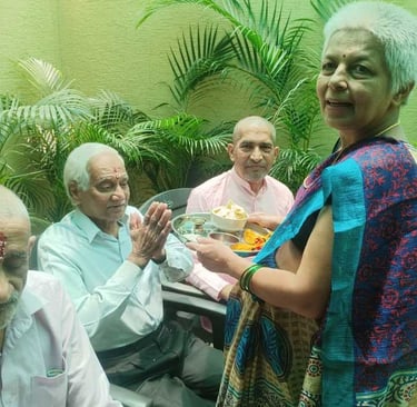 Rakshabandhan Celebration Old age home in Pune