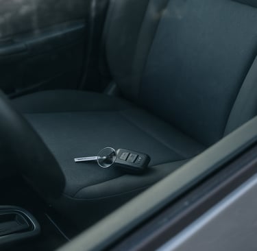 Key locked inside car