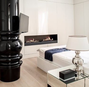 Chimenea de bioetanol a medida