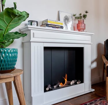 Chimeneas de bioetanol NOVEMBER TÜV WHITE