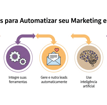 um diagrama de um processo de negócios com alguns tipos diferentes de marketing