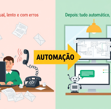 um homem sentado em uma mesa com um computador e uma mulher