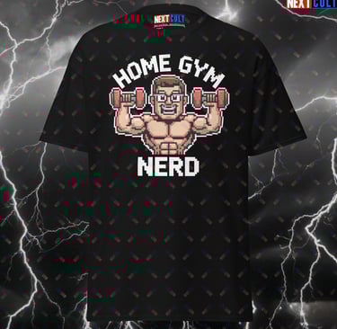 Funny Gym Shirt for Lifters - Home Gym Nerd Pump Cover Tee - Bodybuilding & Powerlifting Meme T-Shir